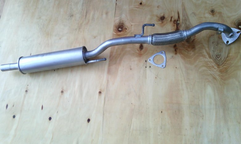 Фабия 2 передний глушитель