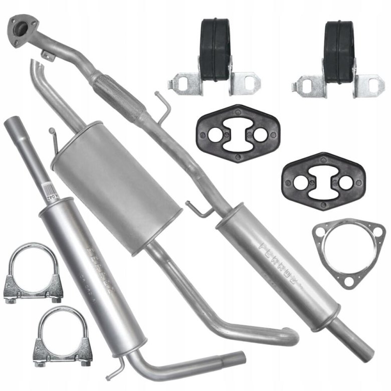 Выхлопная система Skoda Fabia 1 и 2 2 поколения