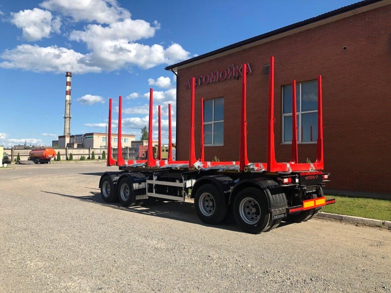 Дизель с прицеп сортиментовоз