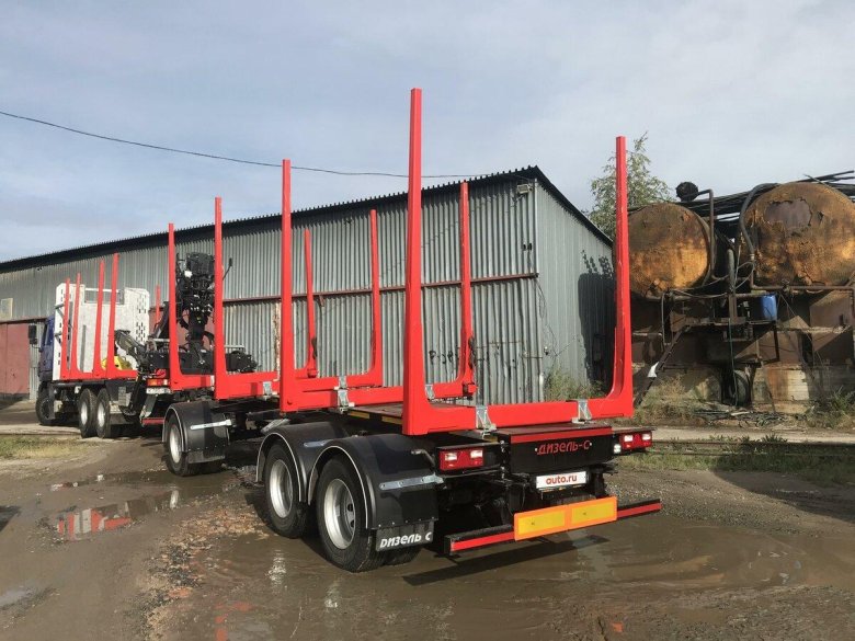 Прицеп дизель с лесовоз
