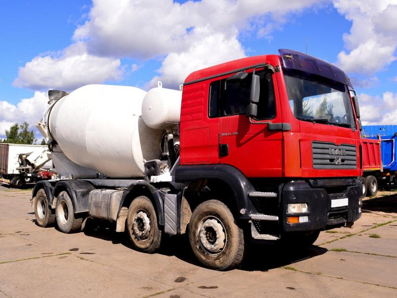 Автобетоносмесители man