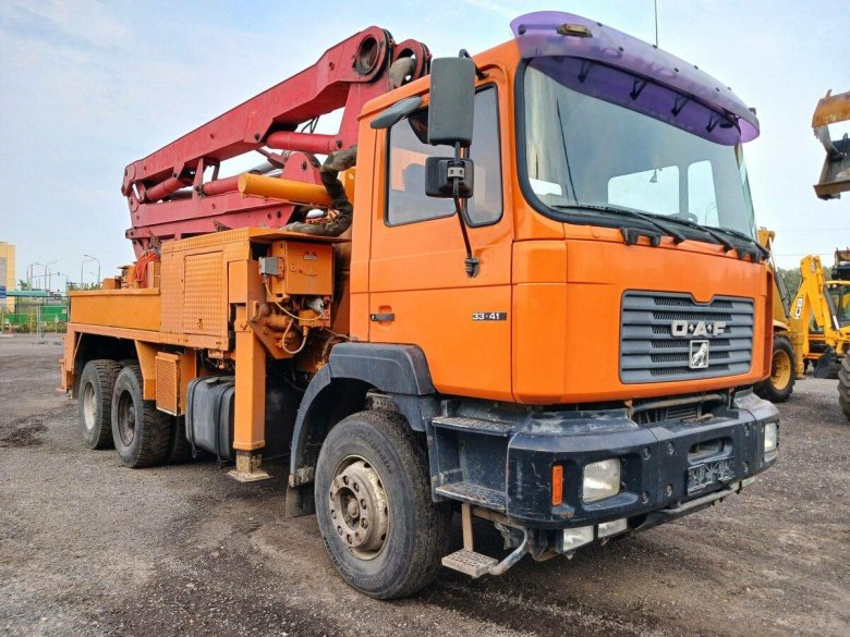 Автобетононасос man