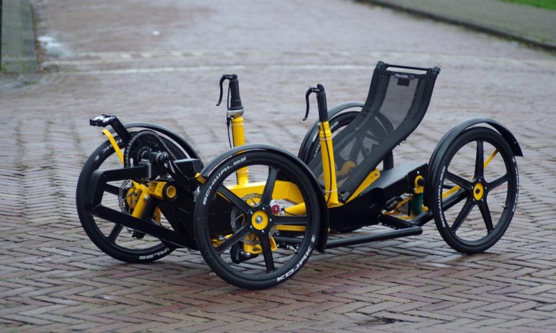 Recumbent electric trike