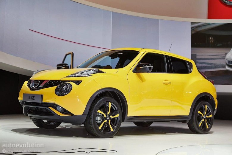 Ниссан Джук желтый