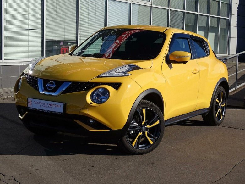 Ниссан Джук желтый