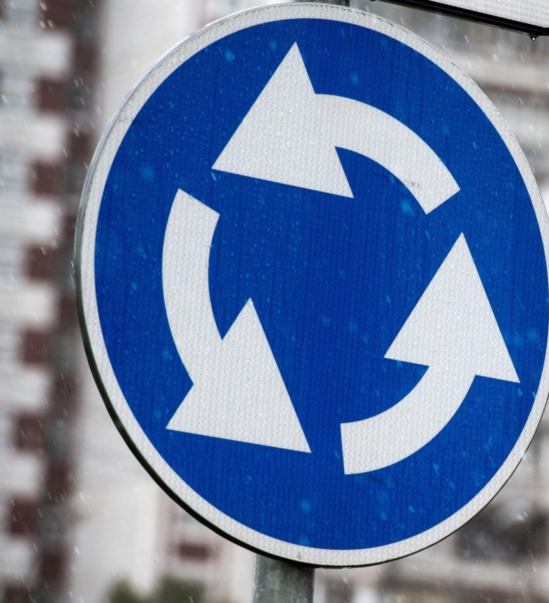 Дорожный знак 4.3 круговое движение