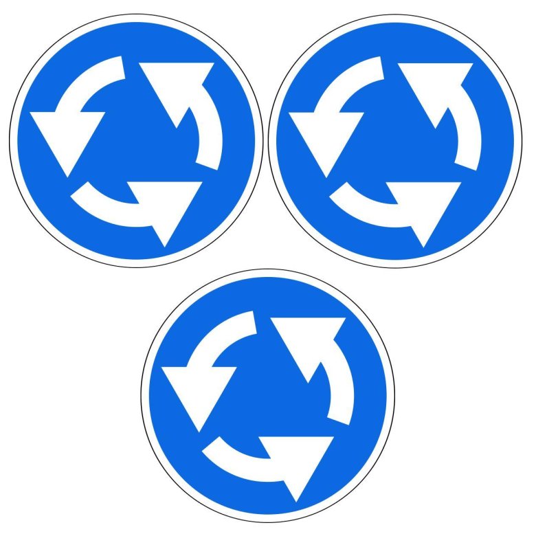 Знак 4.3 круговое движение