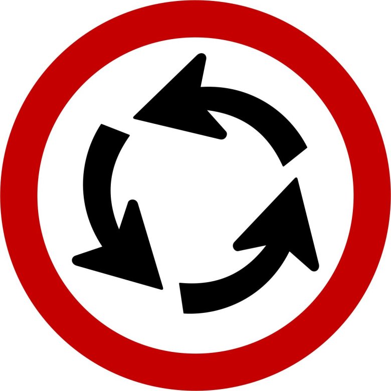 Знаки кольцевого движения