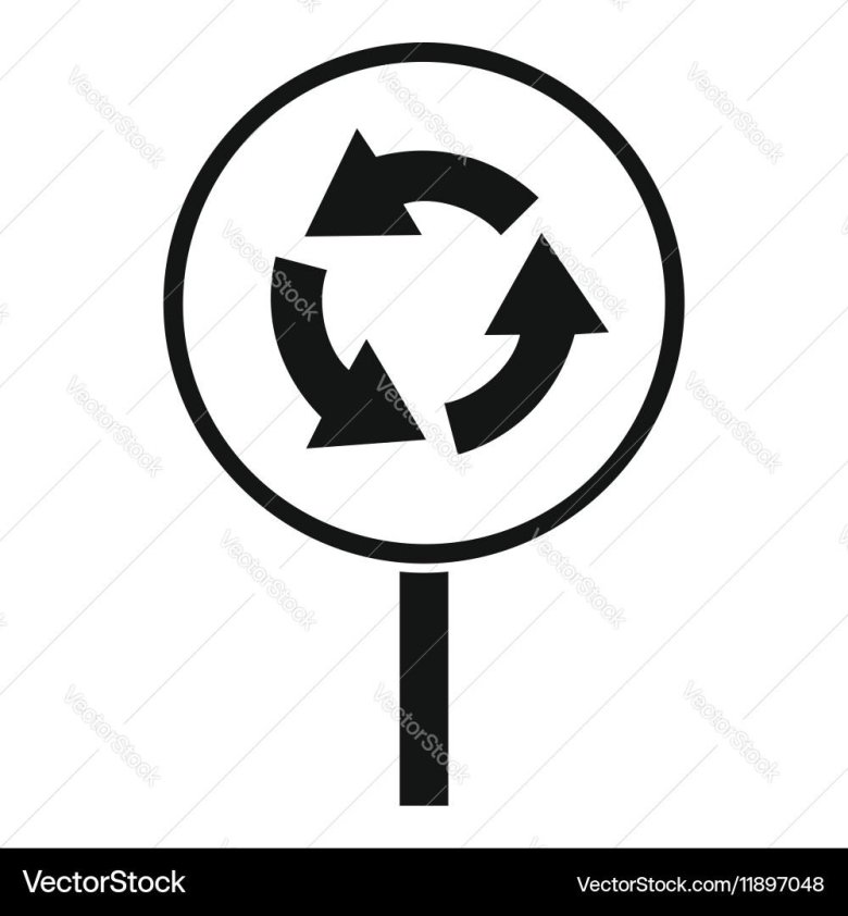 Знак круговое движение