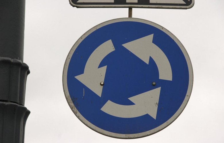 Знак круговое движение