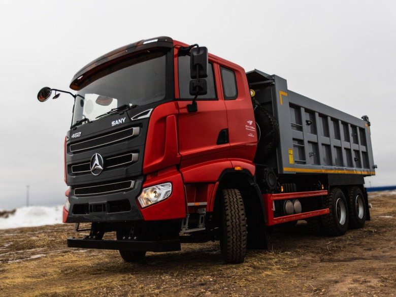 Карьерный самосвал sany skt90s