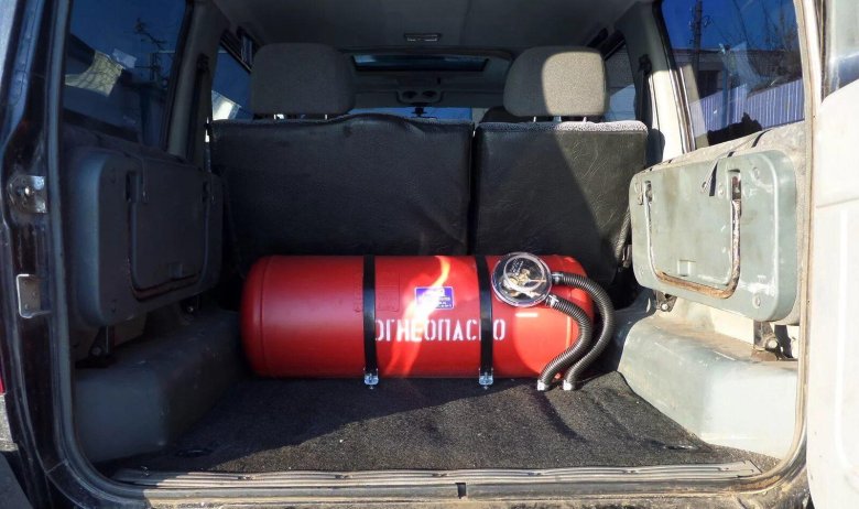 ГБО 100 литров УАЗ Патриот