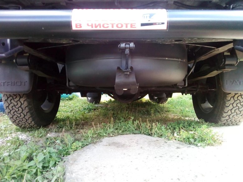 ГБО на УАЗ Патриот пикап