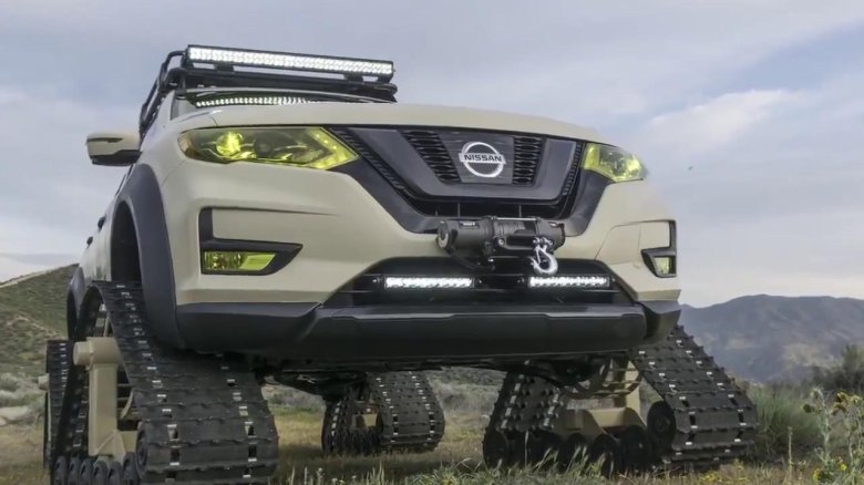 Х Трейл Ниссан на гусеницах