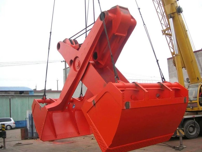 Грейфер двухчелюстной двухканатный