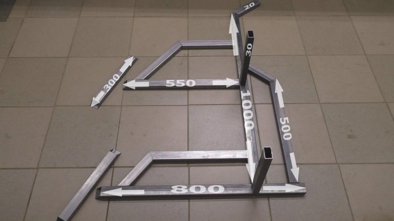 Тележка для сварочного полуавтомата с баллоном 10л чертеж