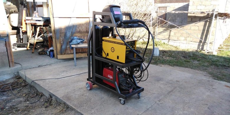 Тележка для сварочного аппарата ЭСАБ