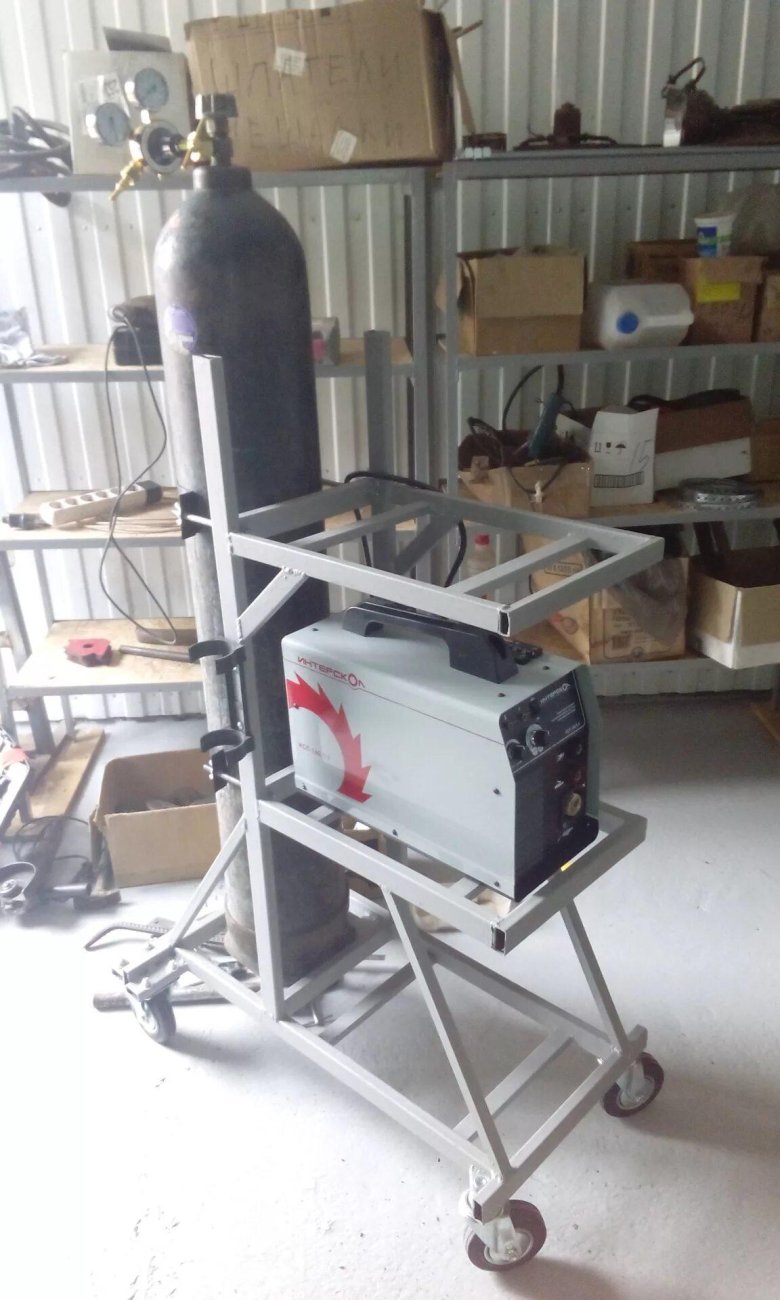 Тележка под сварочный полуавтомат