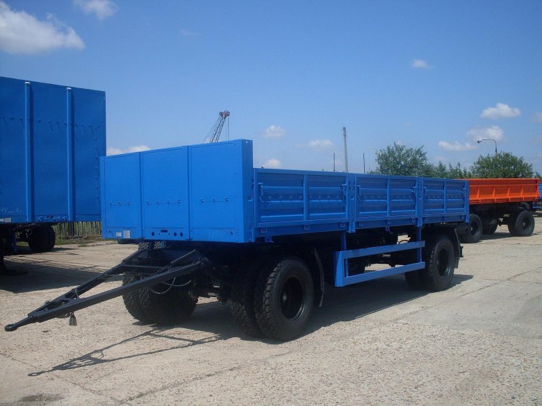 Бортовой прицеп СЗАП-8357