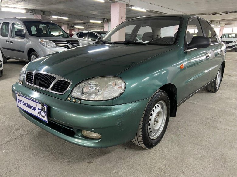 Шевроле Ланос зеленый