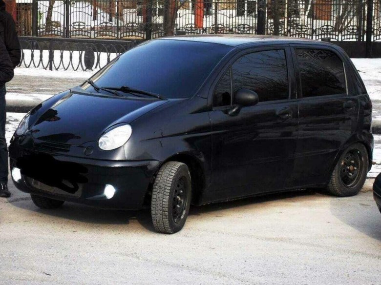 Daewoo Matiz черный тонированный