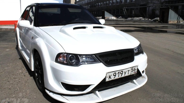 Daewoo Nexia n150 тюнингованные бампера