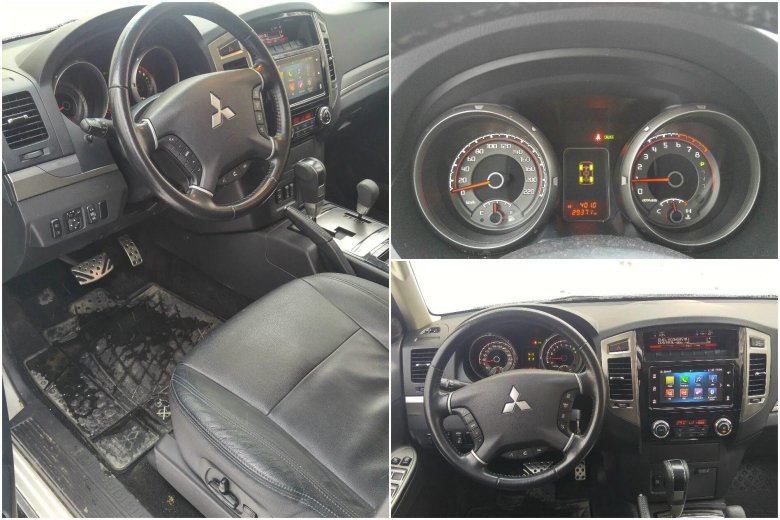 Паджеро 4 дизель 3.2 салон