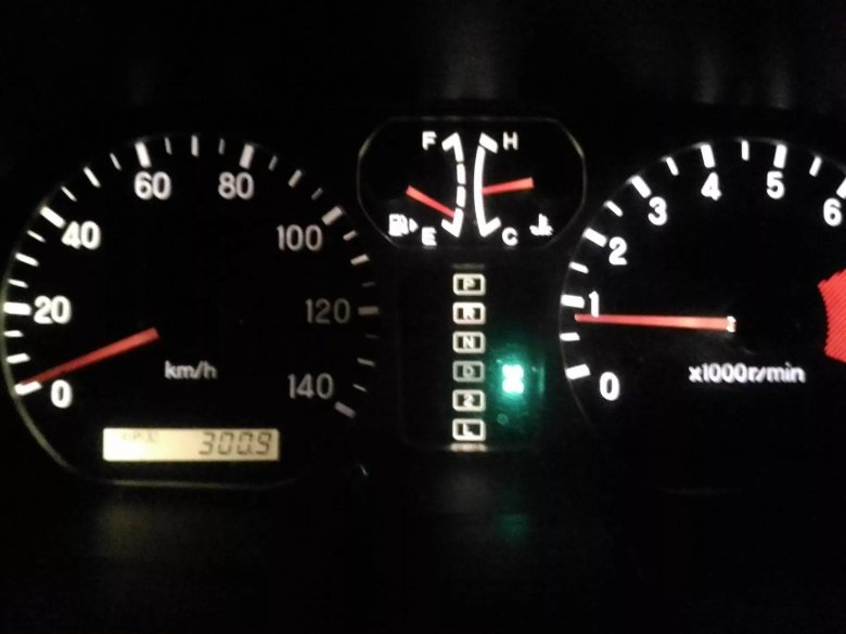 Pajero Mini 2000 приборка