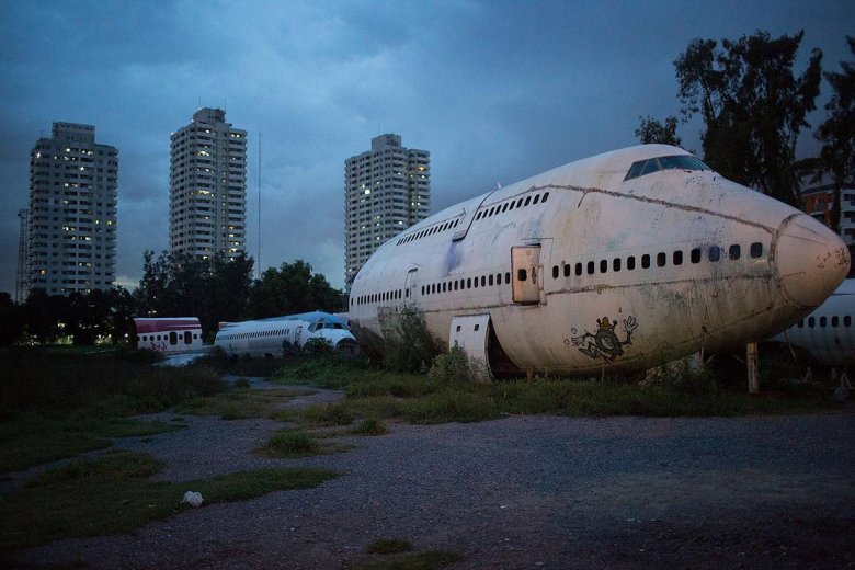 Заброшенный Боинг 747