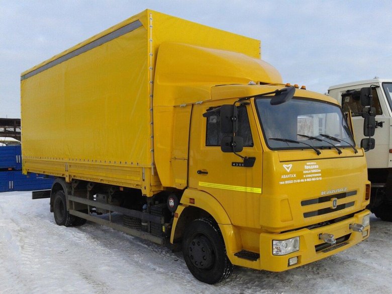 КАМАЗ 4308 бортовой тентованный