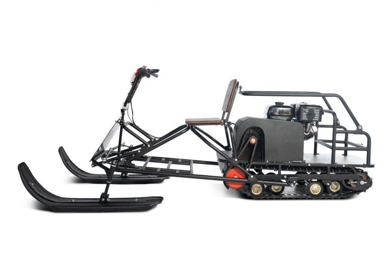 Мотобуксировщик+модуль лыжный Бурлак-м2 vector (мотособака)