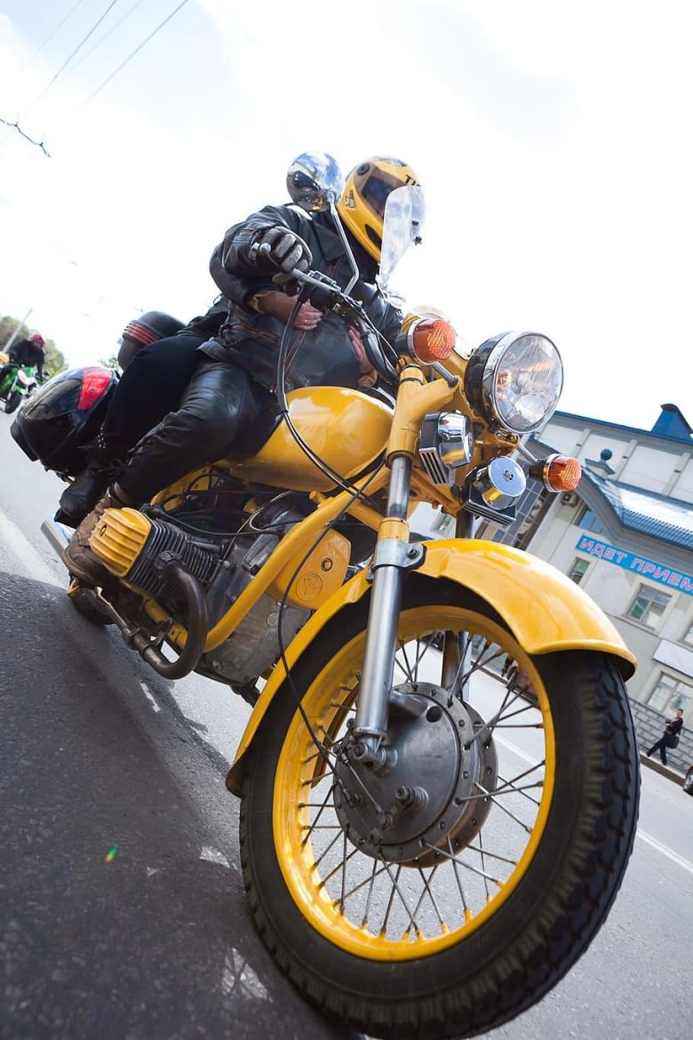 Стиль мотоциклиста дорожный