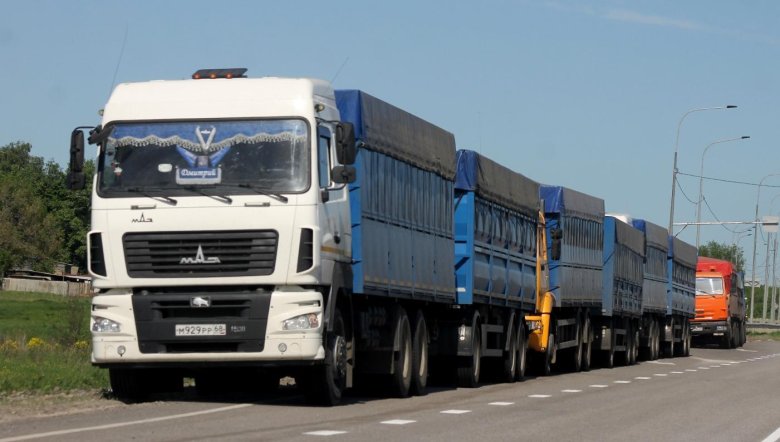 Новый МАЗ 6312 зерновоз