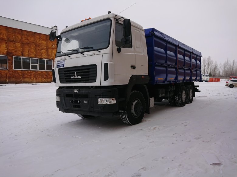 Новый МАЗ 6312 зерновоз
