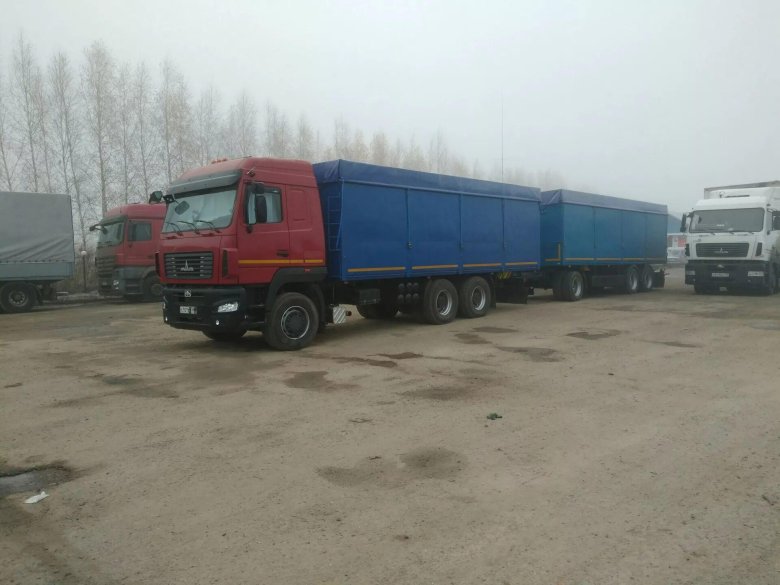МАЗ 6303 бортовой зерновоз