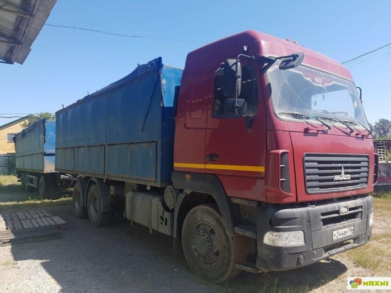 МАЗ 6303 бортовой зерновоз