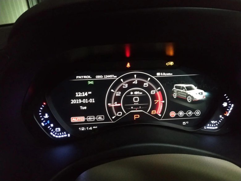 Цифровая приборная панель Ниссан Кашкай j11