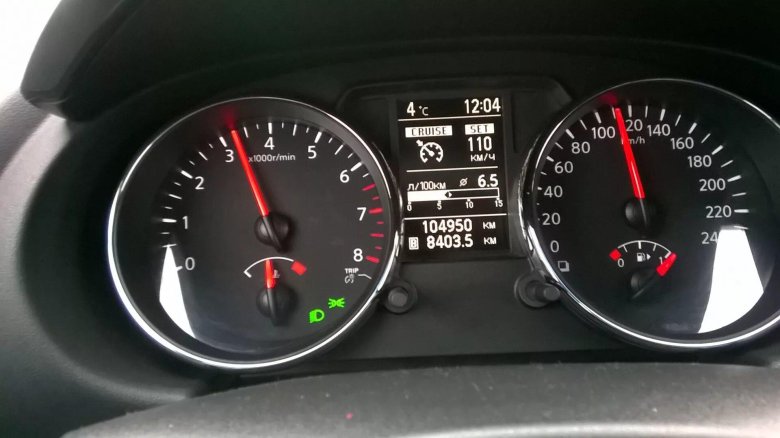 Qashqai j10 приборная панель