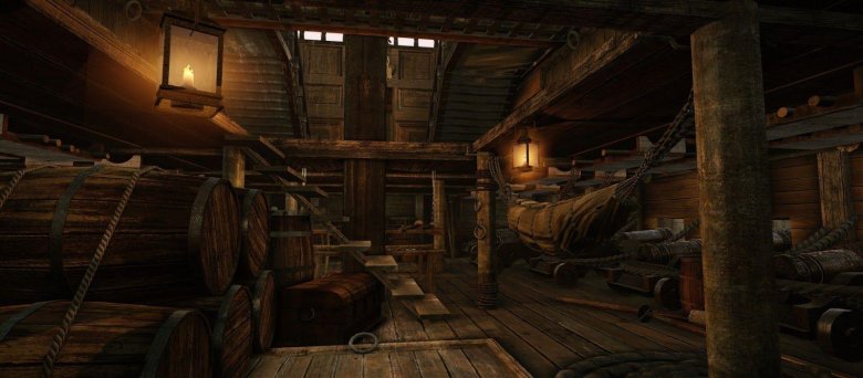 Трюм капитана пиратов