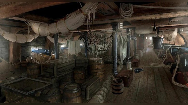 Трюм корабля 19 века