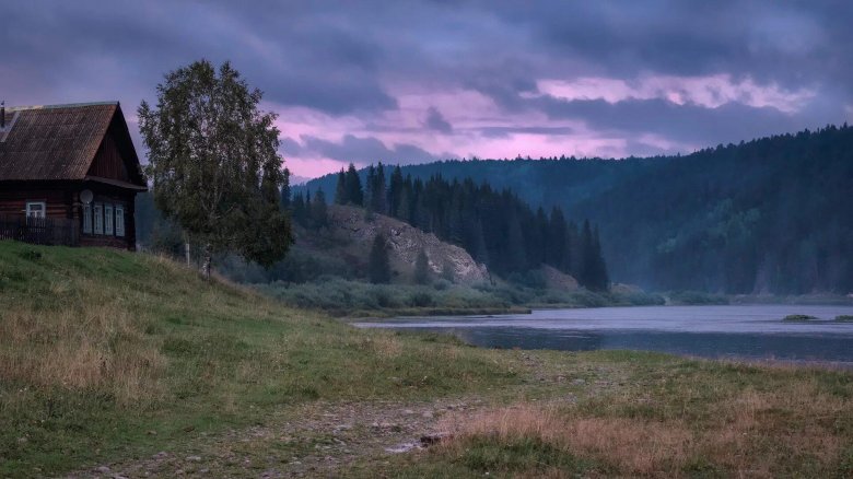 Посёлок Кын Пермский край река Чусовая