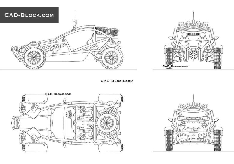 Багги Ariel Nomad 2020 чертежи