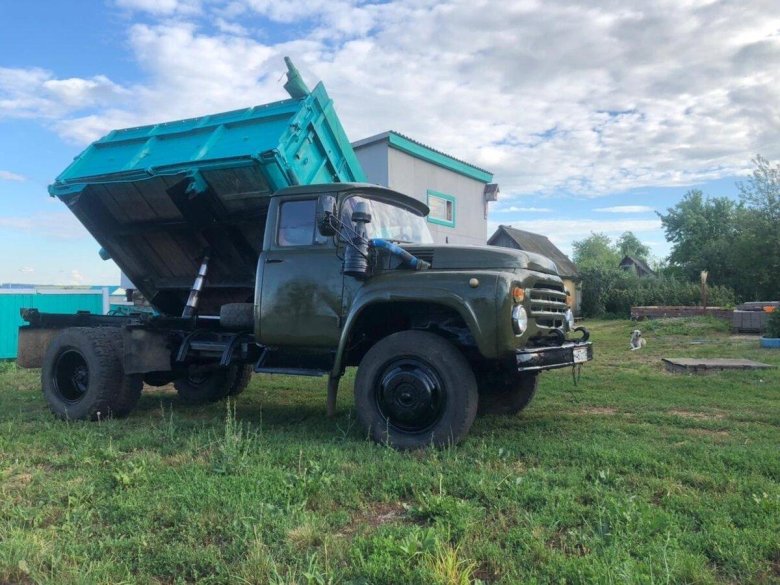 Самосвал зеленый