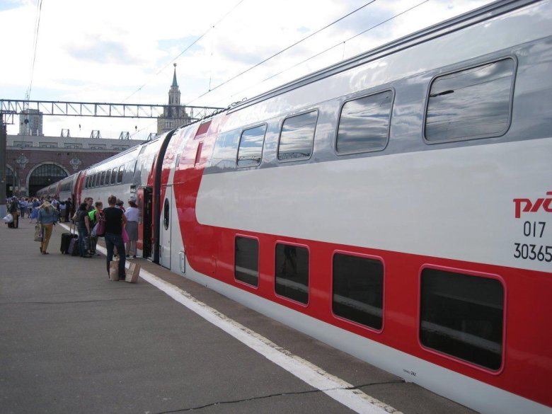 Сапсан двухэтажный Москва Санкт-Петербург