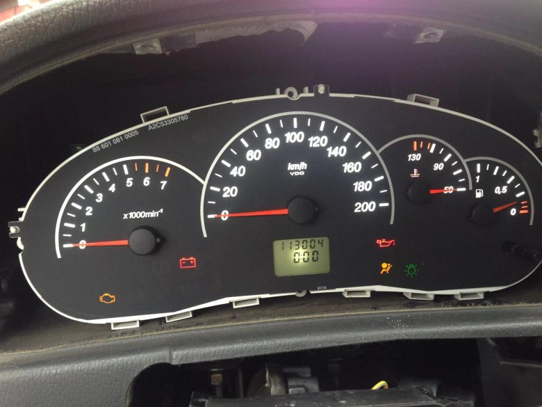 Приборка ВАЗ 2170