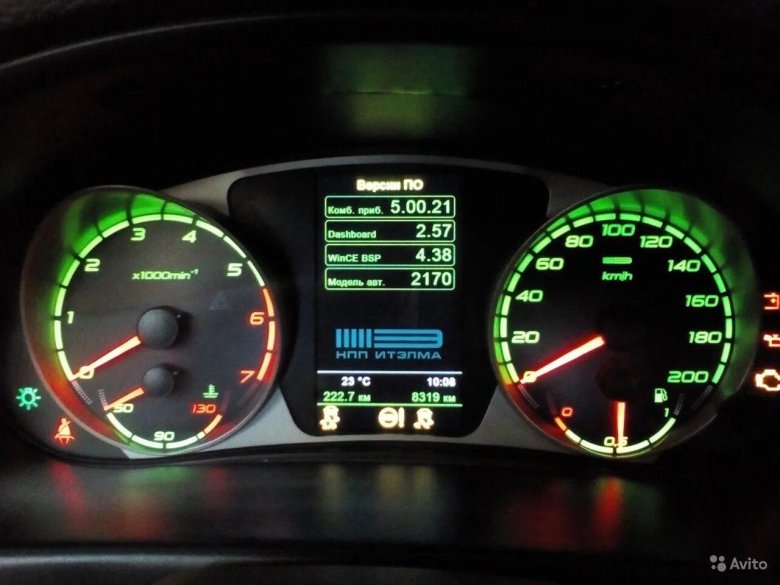 Комбинация приборов ВАЗ 2170 С навигацией с Кан-шиной