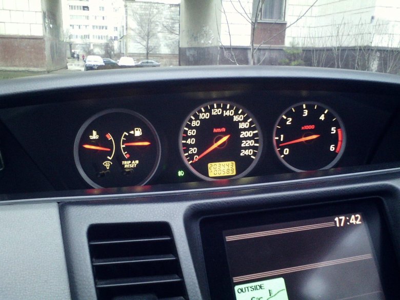 Пересвет приборной панели primera p12