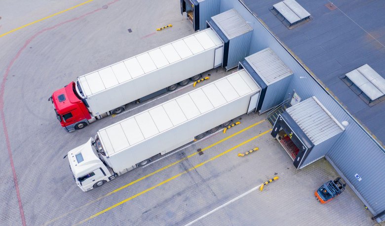 Грузовик вид сверху