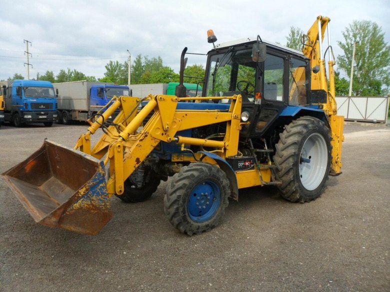 МТЗ 82 экскаватор погрузчик