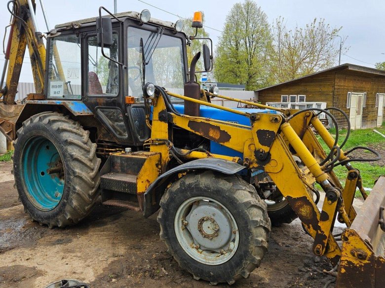 Трактор мтз 82 экскаватор погрузчик